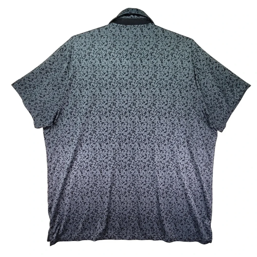 Nike Dri-FIT Tour Golf Polo Shirt Mens 2XL Camo Short Sleeve Kierland Logo